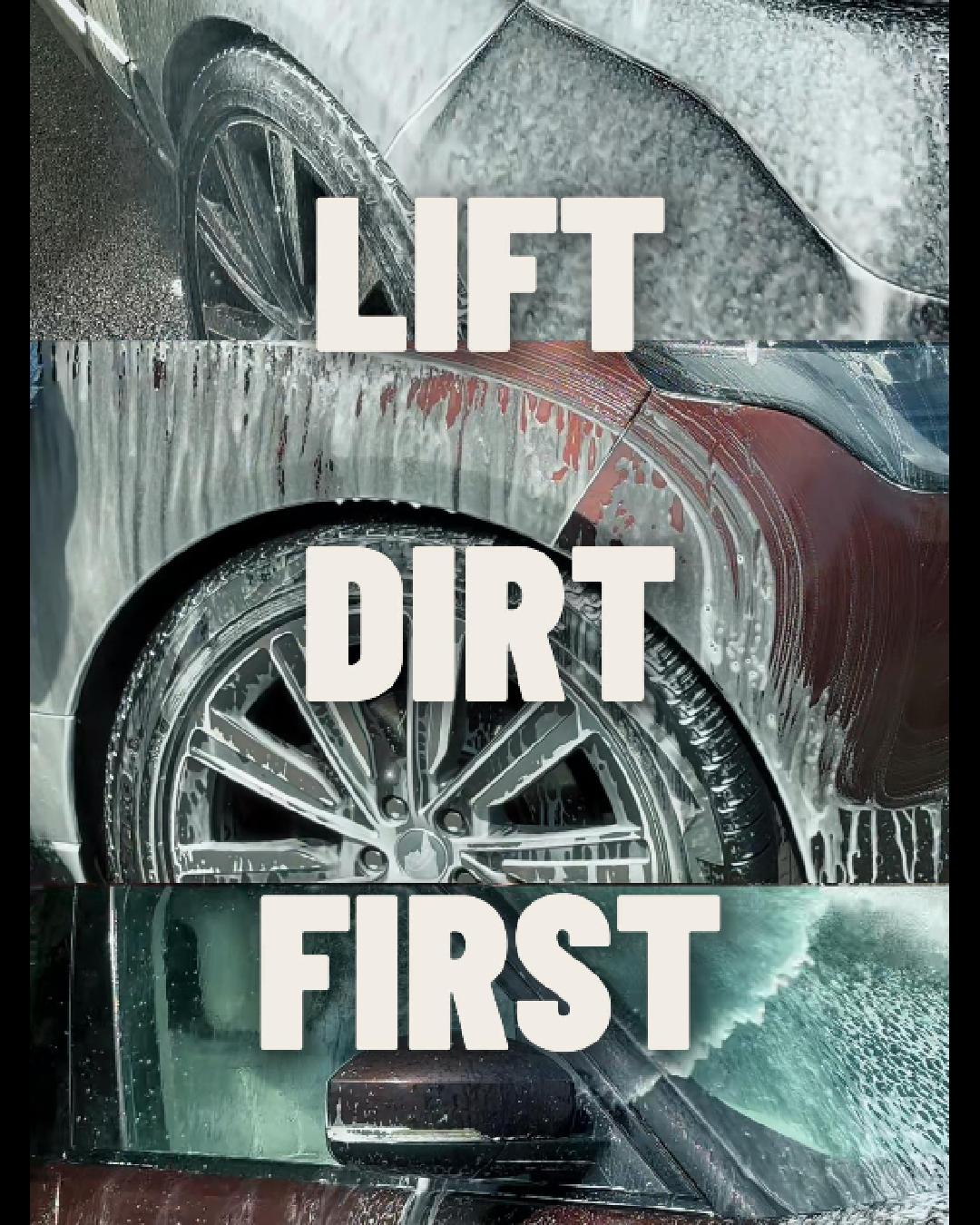 Before the mitt, lift the grime