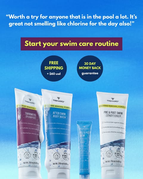 Chlorine doesn’t rinse itself.