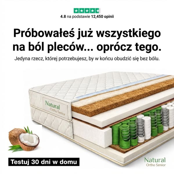 Sen bez bólu pleców – wybierz materac ortopedyczny