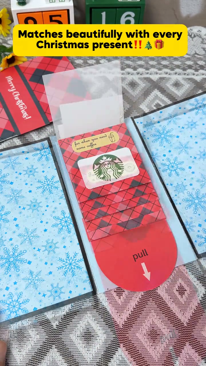 2026 New Waterfall Christmas Gift Card Booklet