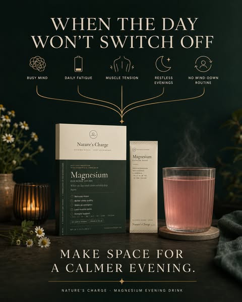 One warm drink. Every evening.