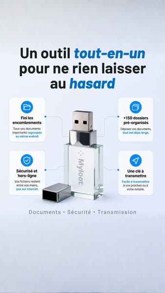 Simplifiez votre succession en une seule clé