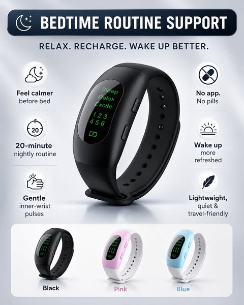 Stop carrying the day into bed.
