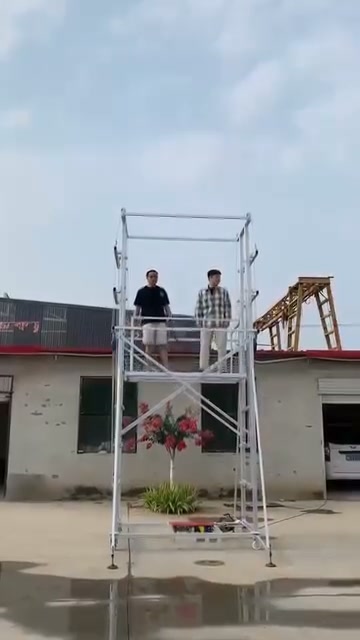 Exclusive DealPortable Folding Scaffolding for Home & Jobsite(500kg Load)50% 0FF