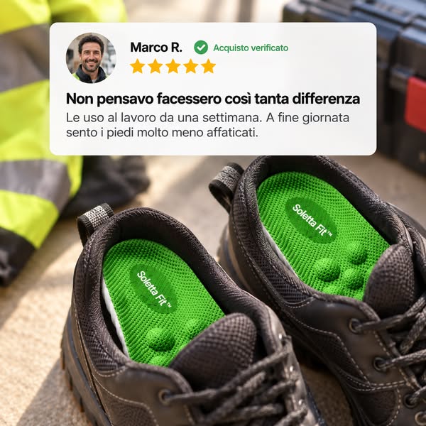 Il dolore cambia zona, ma può partire dai piedi