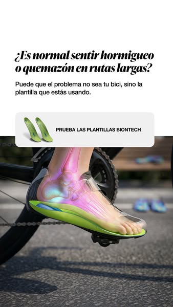 Pedalea sin hormigueos