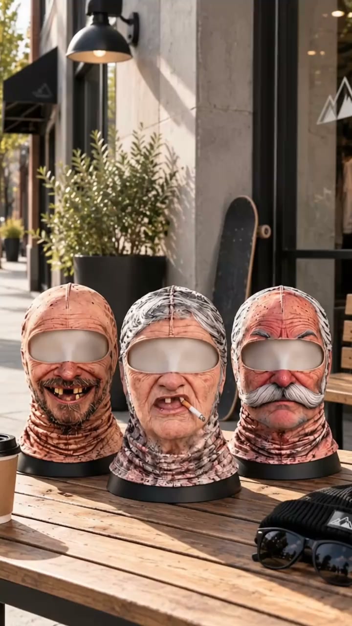 The Ski Mask That Gets the Laughs