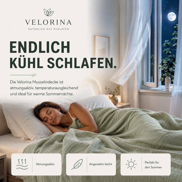 Zudecken ohne Hitzestau
