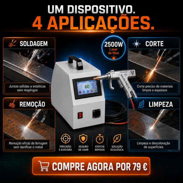 SaldFacil — Laser 4 em 1, -70% Hoje