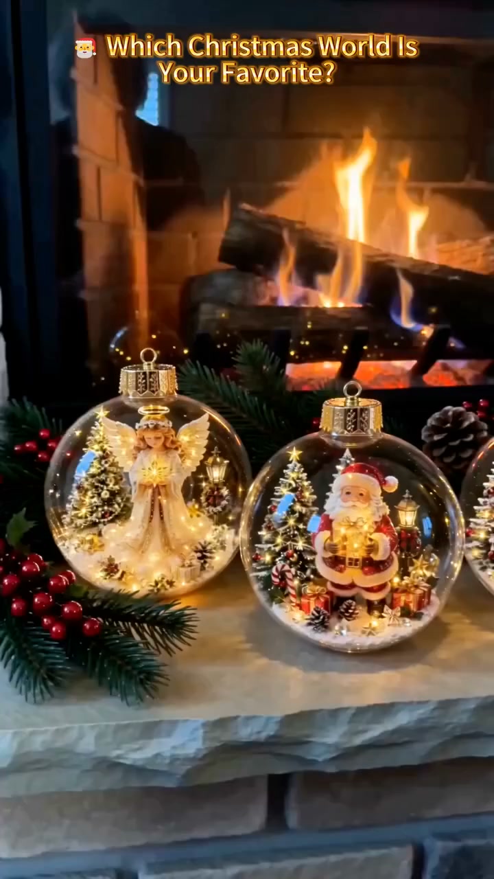 Instantly adds festive charm to your tree or mantel