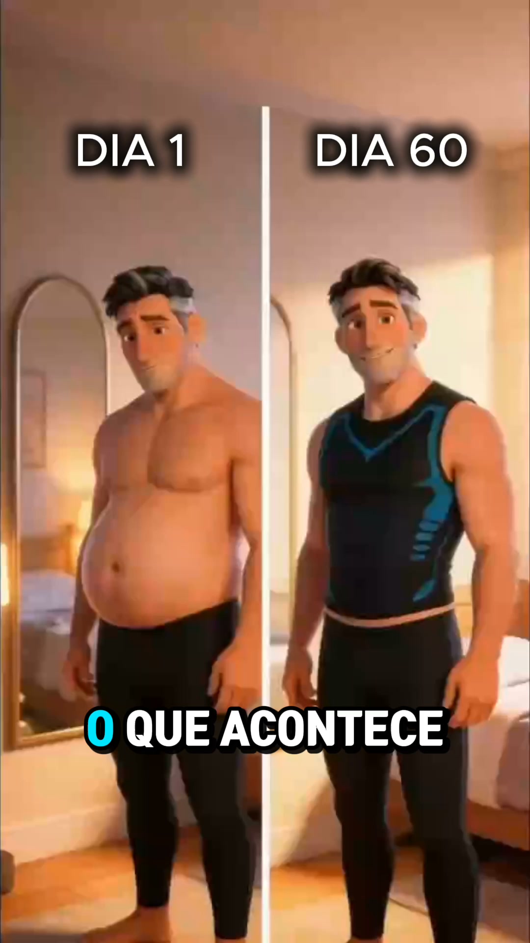 Adeus à barriga de pai