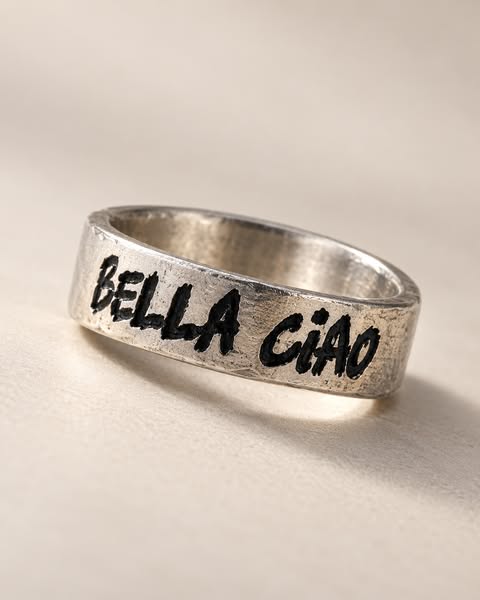 Anello Bella Ciao — Di nuovo disponibile