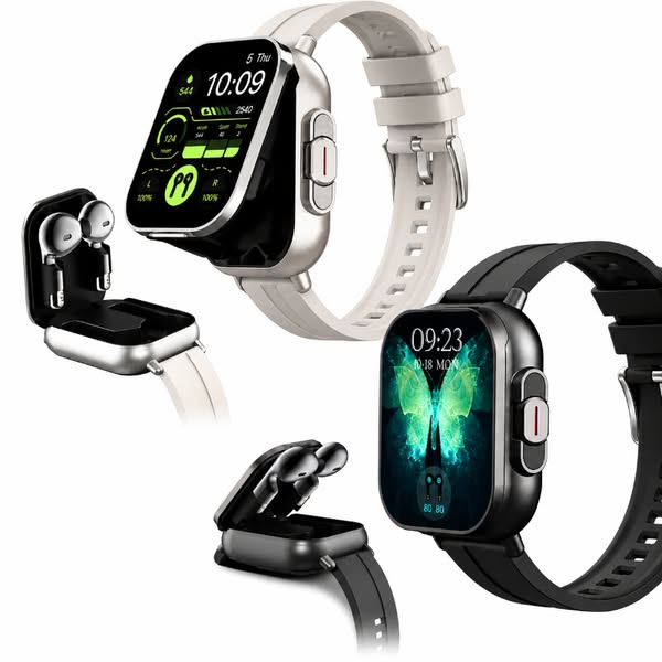 Smartwatch D8 com Auriculares TWS Integrados