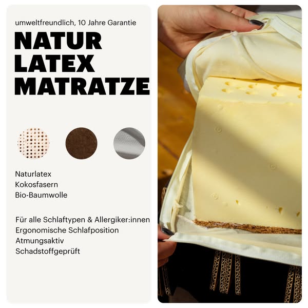 Guter Schlaf beginnt bei der richtigen Matratze.