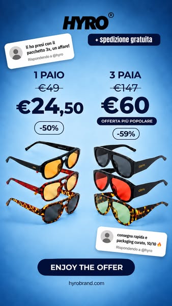 3 paia a soli 60€