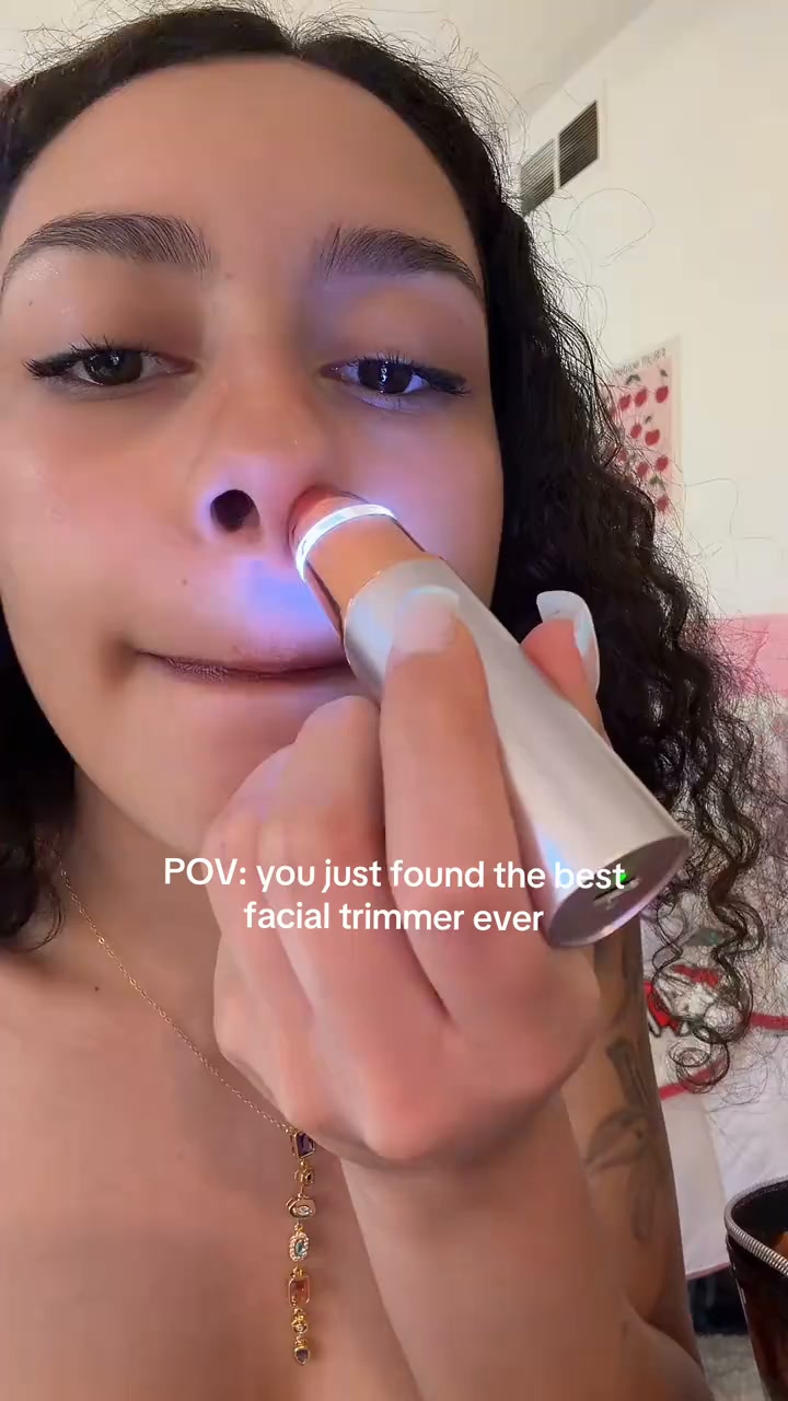 2 in 1 facial & eyebrow hair trimmer for Women, Rechargeable Face Razor