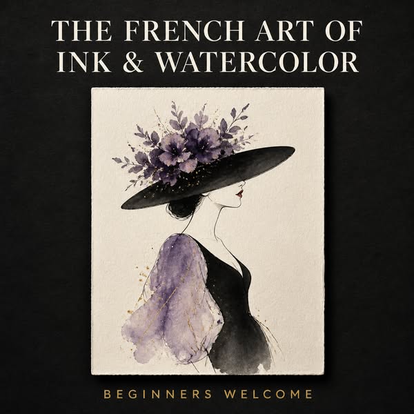 Learn the Classic French Art of Watercolor Fashion Illustration