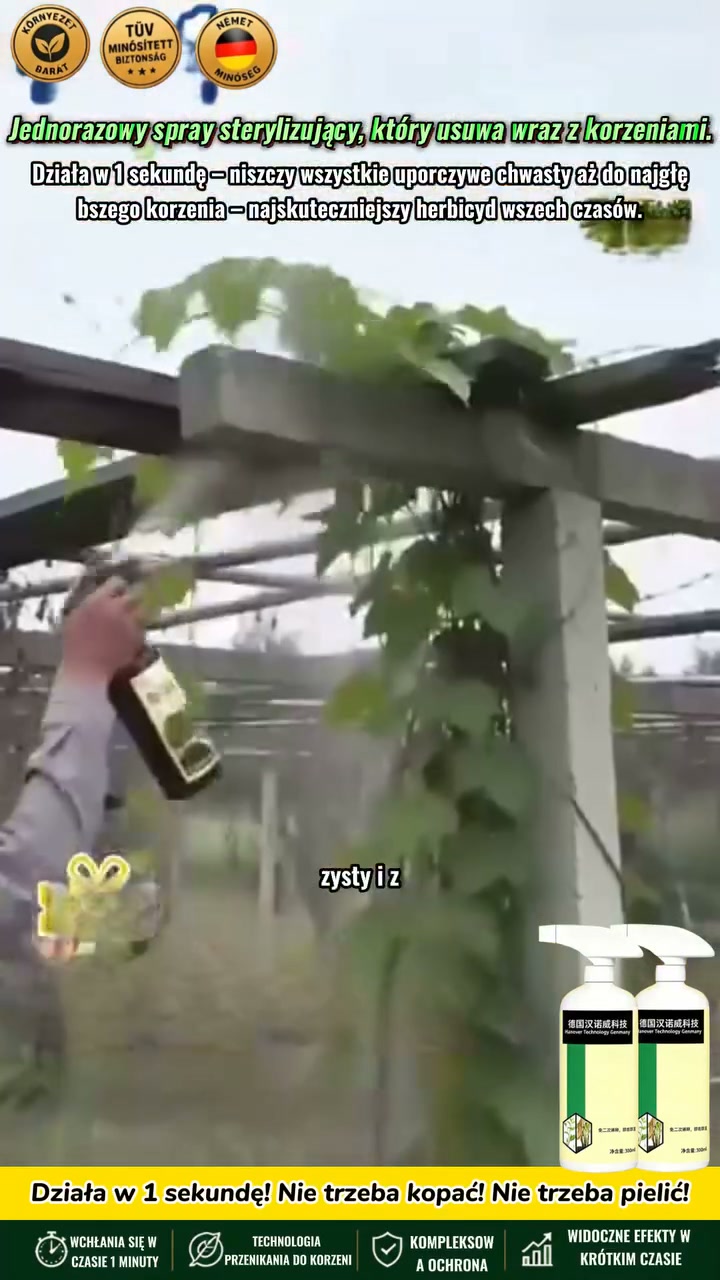 Pożegnaj chwasty na zawsze! Od korzeni!