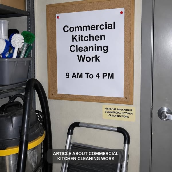 Kitchen Cleaning Work: What to Know