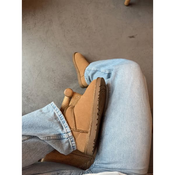 Teddy boots - Brown