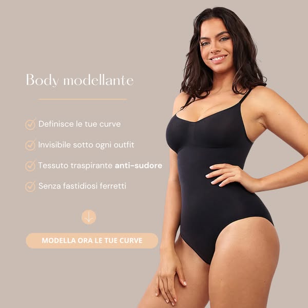 Il body modellante che non senti addosso