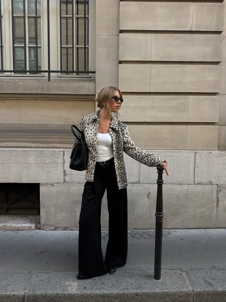 Ferryhill Faux Fur Bambi Jacket — Snow Leopard