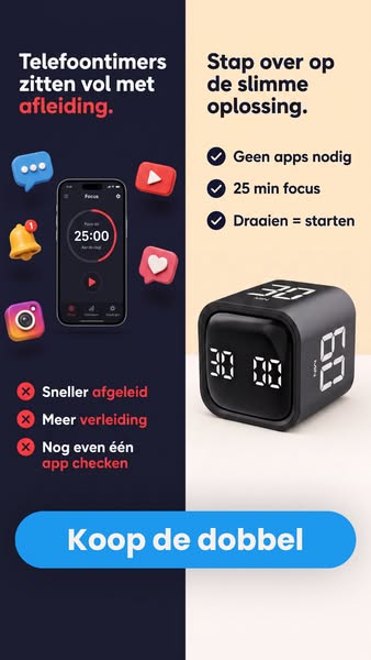 Stop met scrollen. Start met focussen.