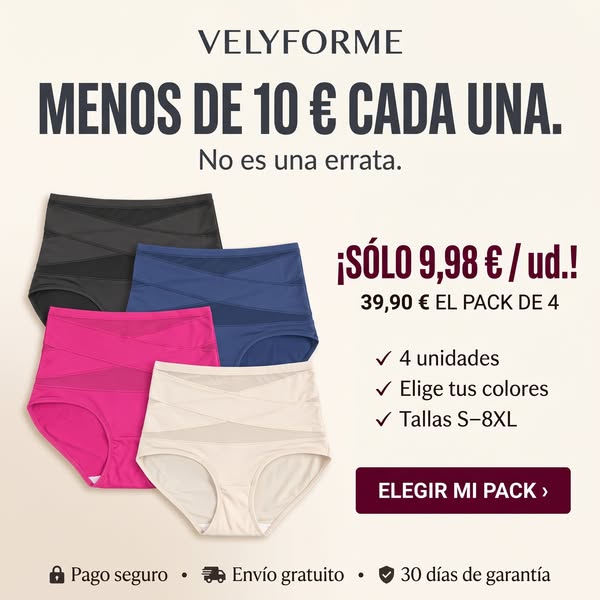 4 Velyforme por 39,90 €