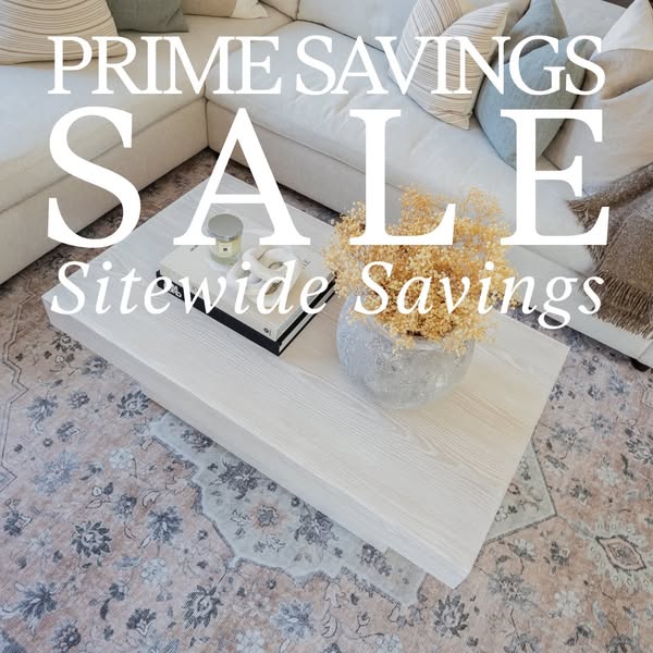 Prime Savings: Sitewide Sale!
