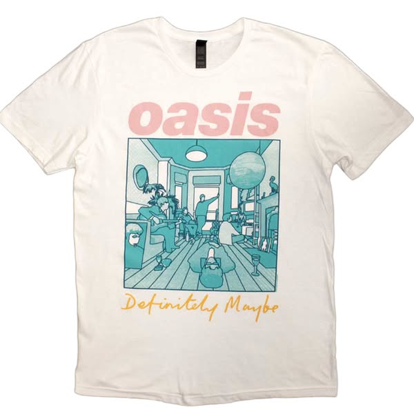 Official Oasis - Definitely Maybe Illustration Tee