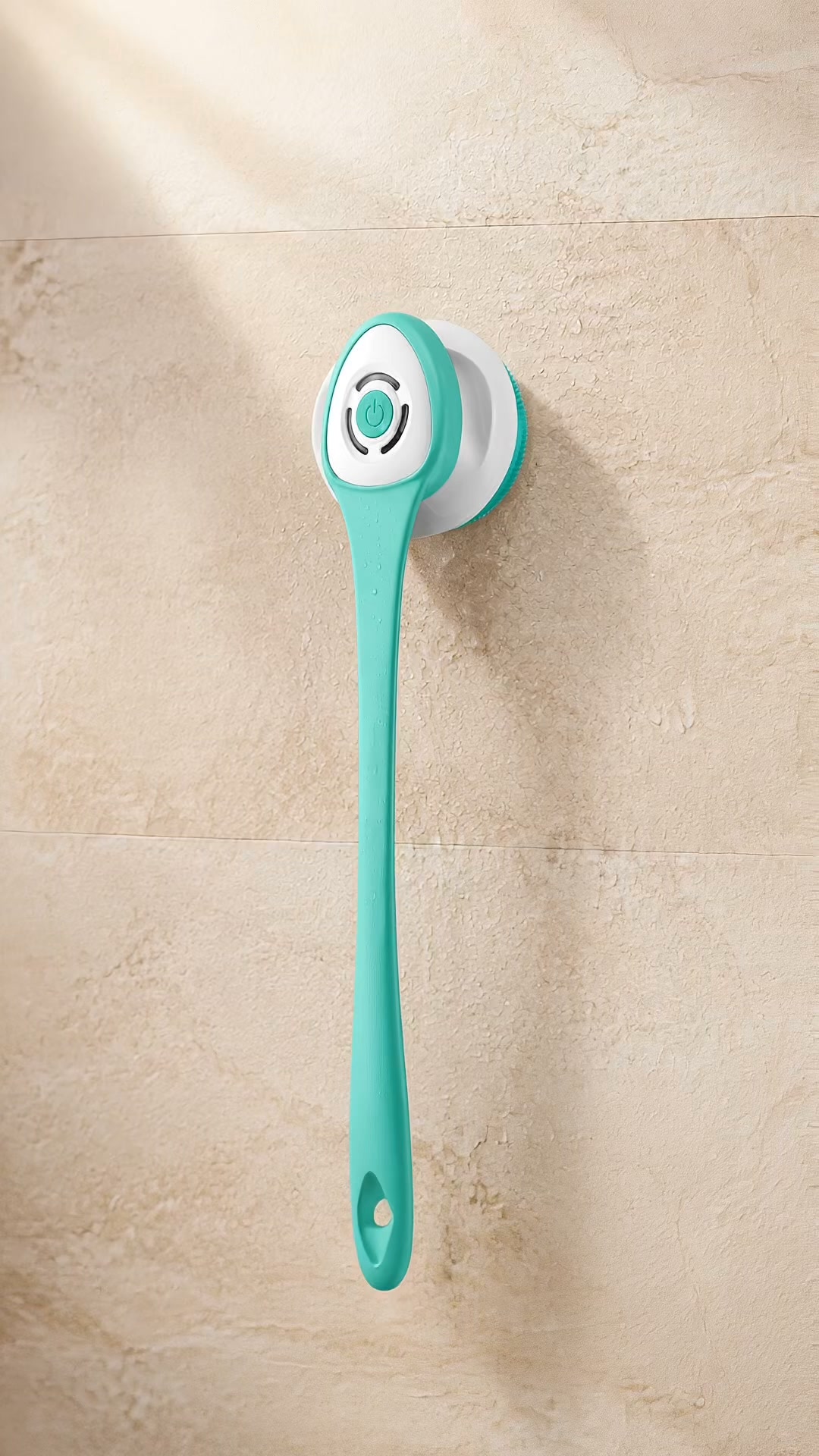 One brush. Every shower.