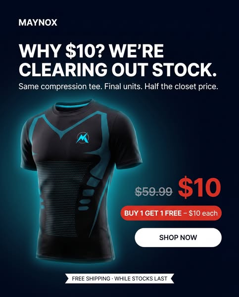 BUY 1 GET 1 FREE — VitaBoost Compression Tank