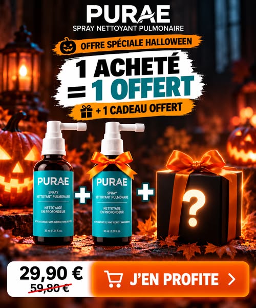 Offre spéciale Halloween PURAE — 1 acheté = 1 offert