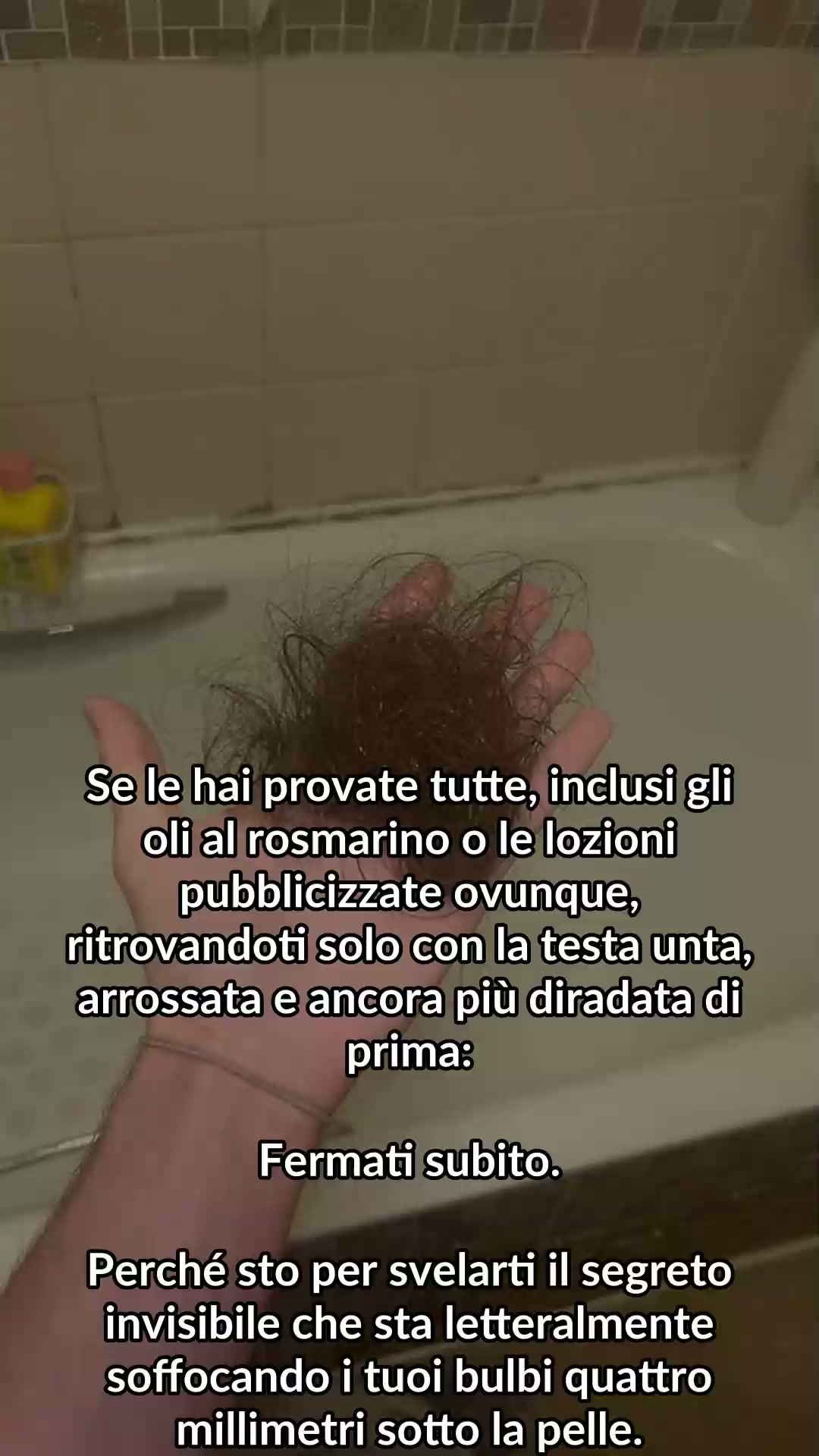 Guarda questo se i tuoi capelli stanno cadendo