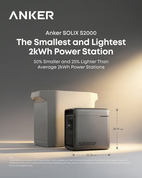 Anúncio de Anker SOLIX UK