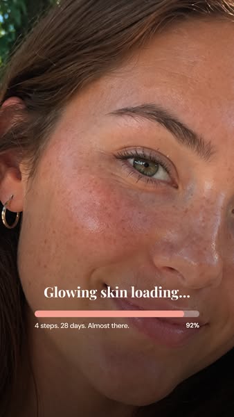 Glowing skin loading