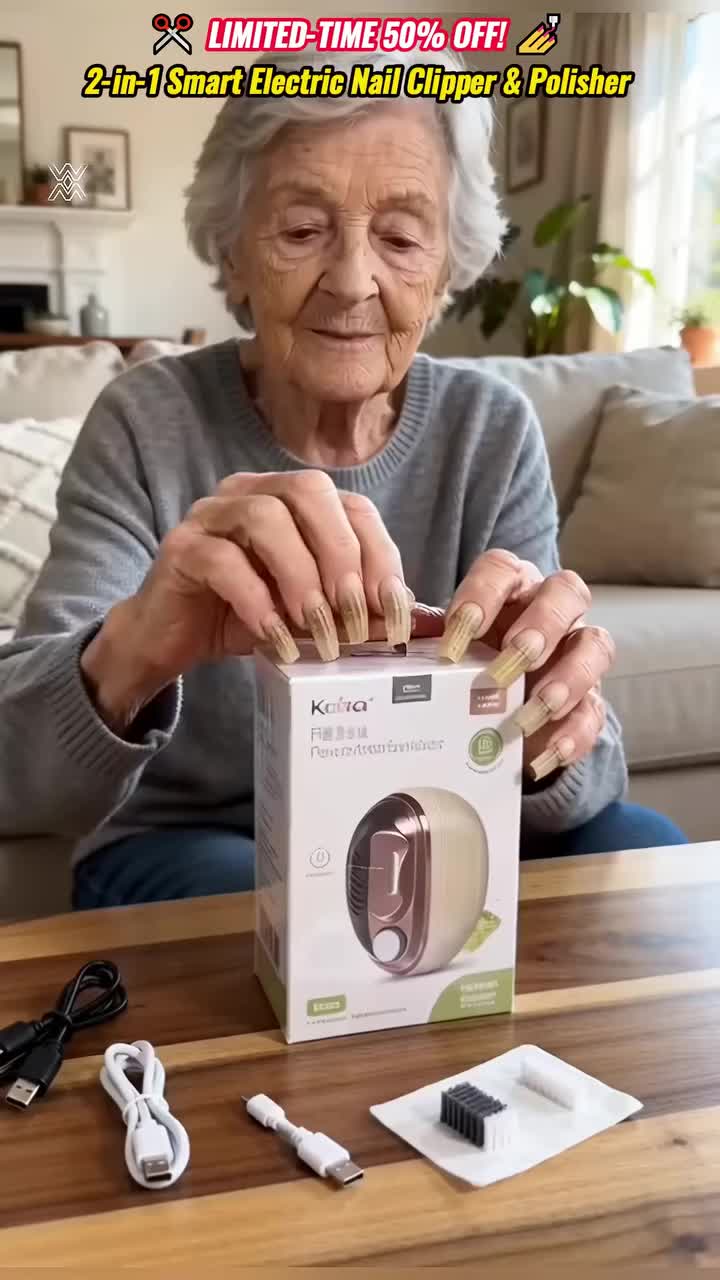 2-in-1 Electric Nail Clipper