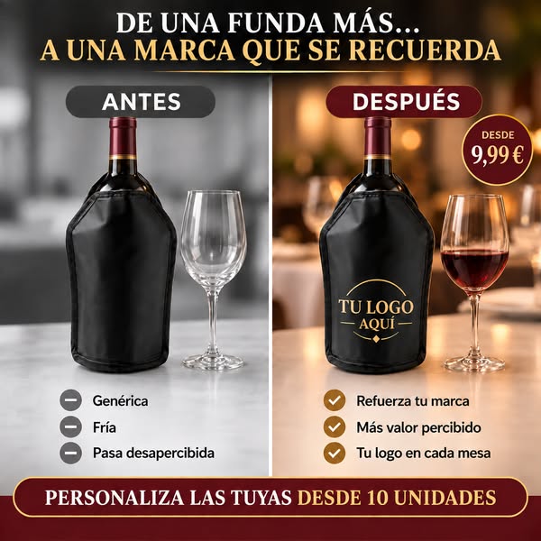 Fundas térmicas con tu logo · desde 9,99 €/ud