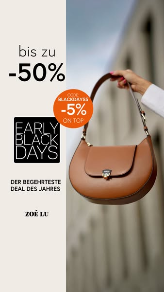 EARLY BLACK SALE Spare bis zu 50%