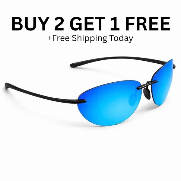 Neo RX068 Rimless Polarized Sunglasses | UV400