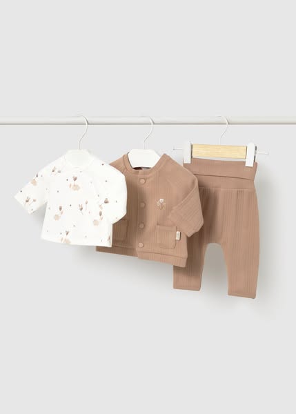 Completo tuta 3 pezzi neonata