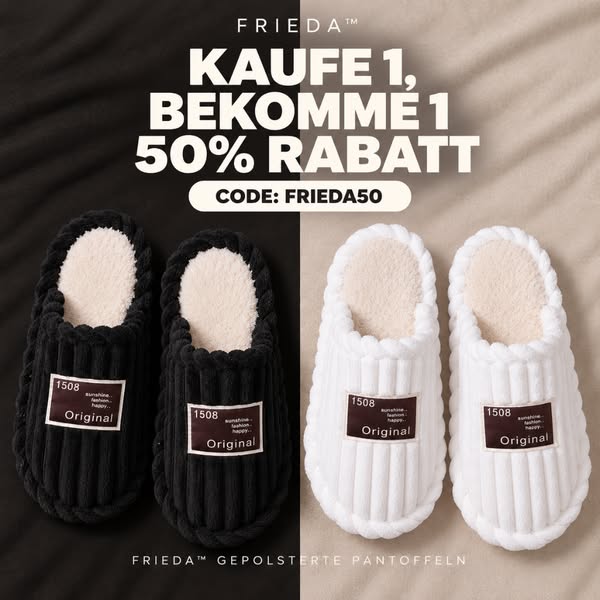 Deine Lieblingspantoffeln im Doppelpack