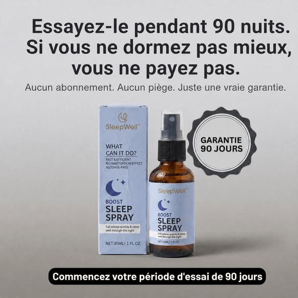 Vous n'arrivez pas à dormir toute la nuit ?