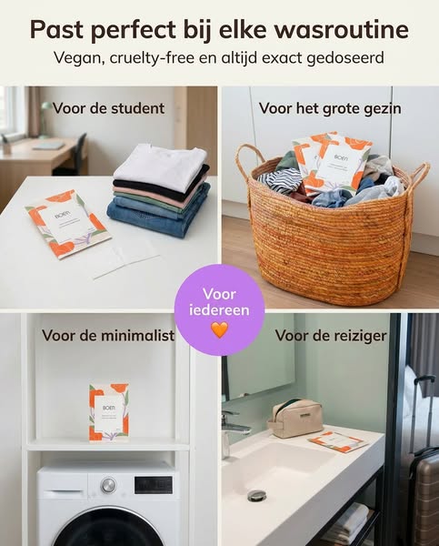 Past perfect bij elke wasroutine