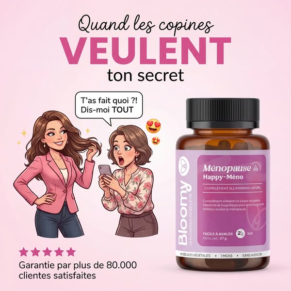 Essayez Happy Meno 30 jours sans risque