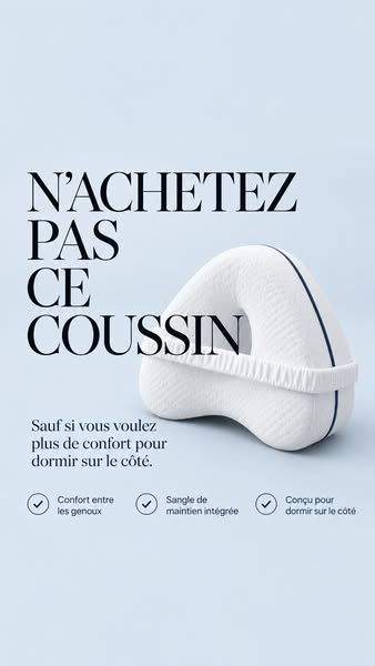 N’achetez pas ce coussin…