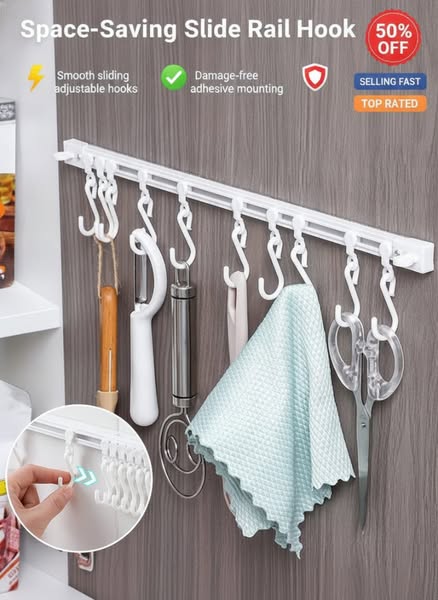 Multifunctional Slide Rail Hook