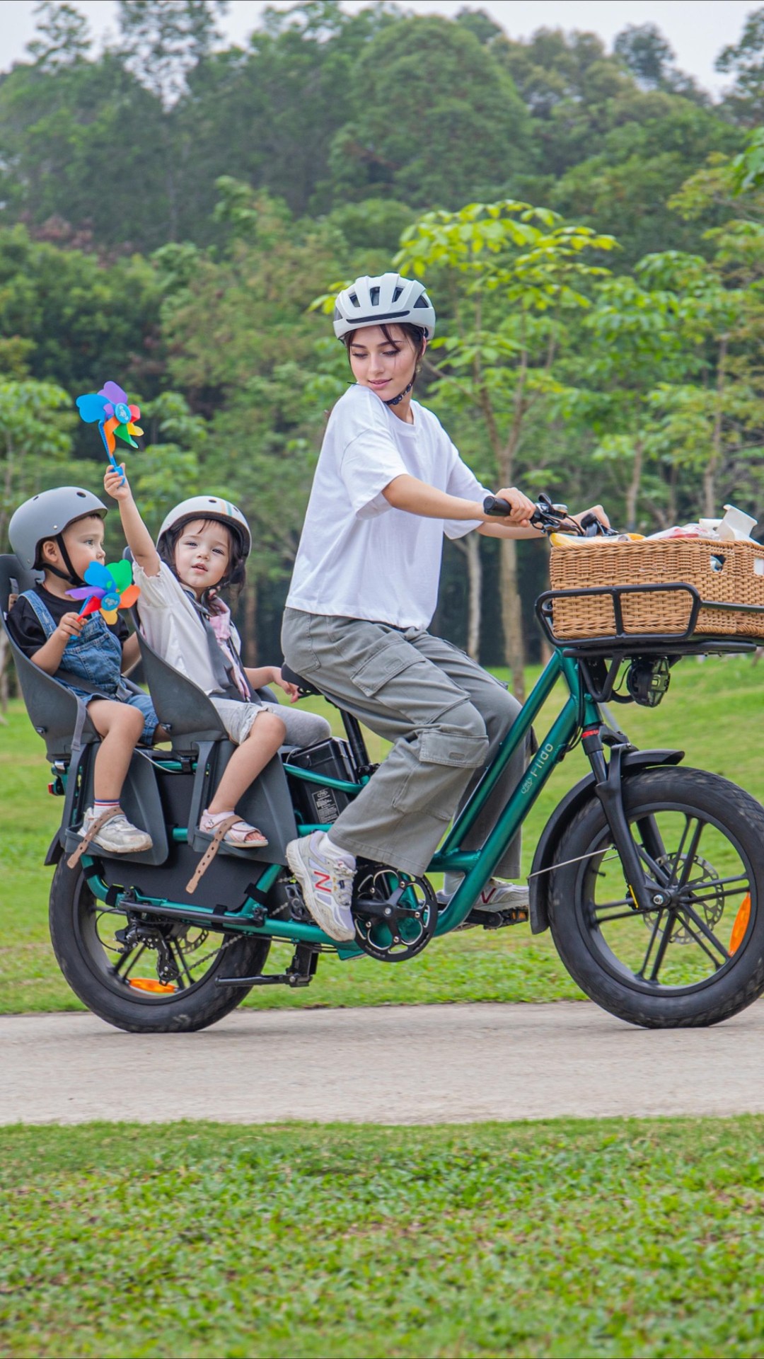Nouveau Fiido T2 2025 Vélo cargo électrique Longtail