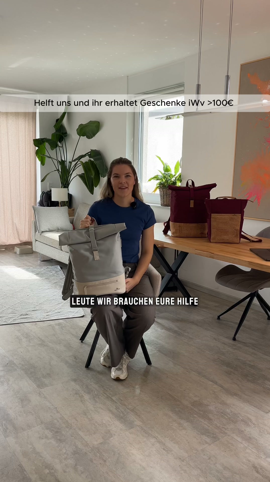 2in1-Rucksack geschenkt
