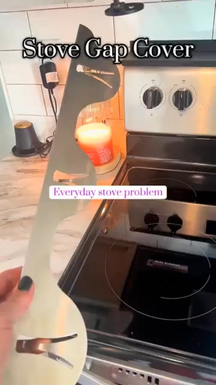 Retractable Stainless Steel Stove Gap Covers